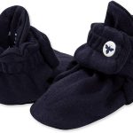 Burt's Bees Baby Unisex Baby - Baby Booties, Organic Cotton Adjustable Infant Shoes Slipper Sock